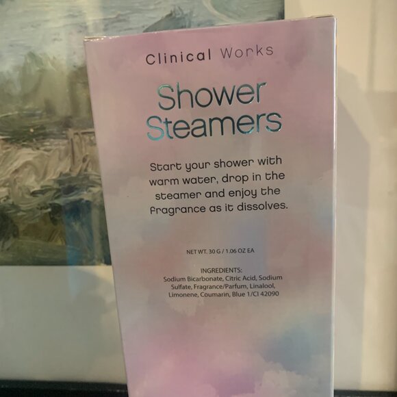 NWT CLINICAL WORKS Just Chill Eucalyptus Mint Shower Steamers 10pcs - Picture 4 of 4
